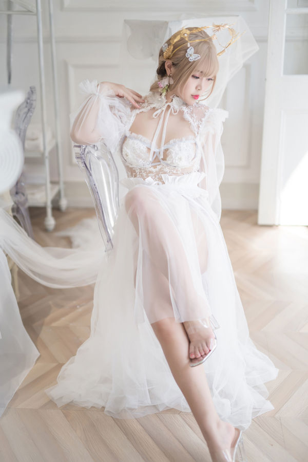 [Cosplay Photo] Cute Miss Sister-Bai Ye- - Pearl Flower Wedding