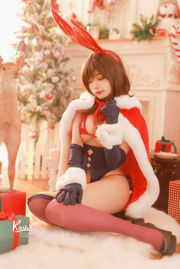 [Foto de Net Red COSER] Anime blogger Rainight 魈雨-Conejo de Navidad
