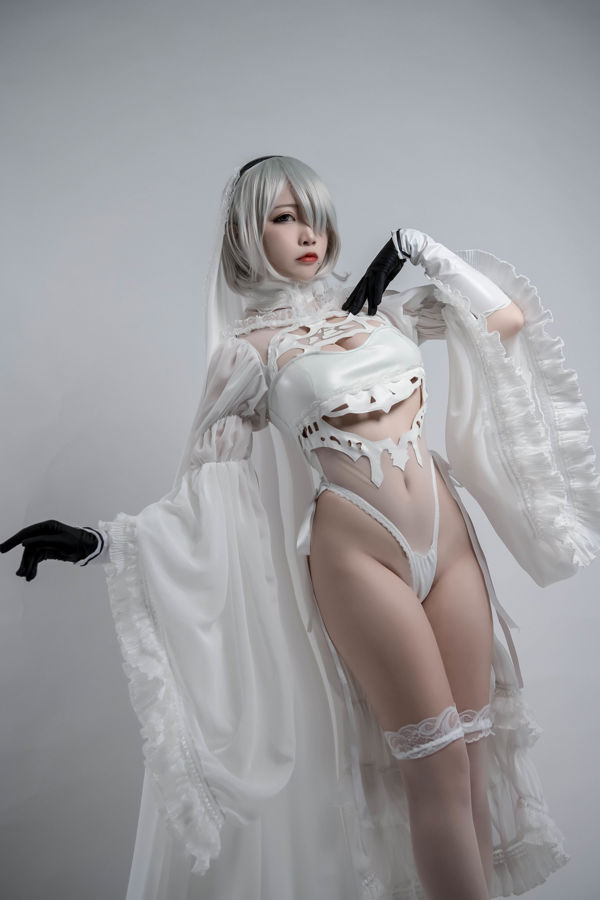 [COS Welfare] Popular Coser Nizuo Nisa - 2B Matrimonio de flores Doujin