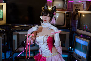 [Foto cosplay] Coser popular Nizo Nisa - Atago azul dependente do canino