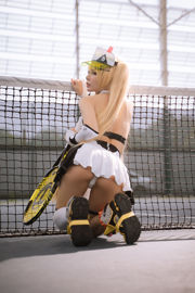 [COS Welfare] Anime blogger A Bao también es una chica conejo - Betsy Tennis Suit