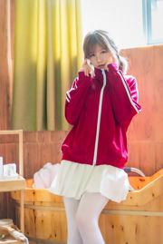 [Net Red COSER] Anime blogger Chiyo Ogura w - red gym suit