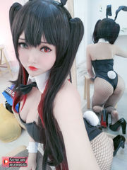 [COS Welfare] Miss Coser Potato Godzilla - Kurumi Tokisaki Bunny Girl