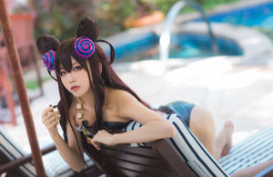 [COS Welfare] Il blogger di anime Shui Miao aqua - Murasaki Shikibe Suzaku Ver