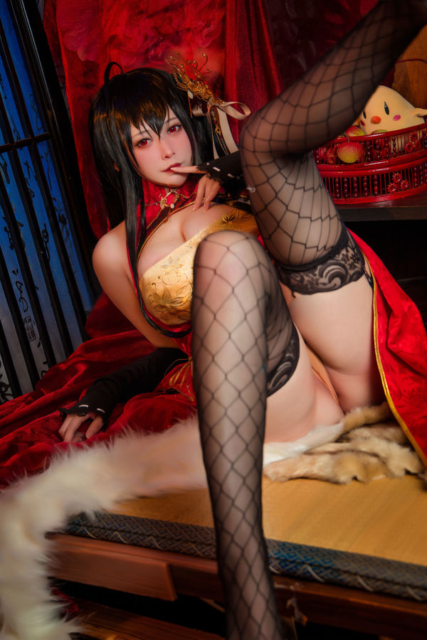 [Foto COSER selebriti internet] Coser bernilai tinggi Nian Nian_D - Dafeng cheongsam