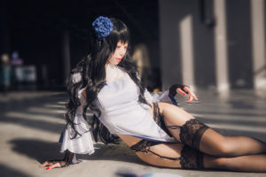 [Cosplay foto] Anime blogger Money Leng Leng-95 stijl jade prachtige zwarte domme meid