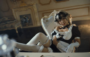 [COS 복지] Weibo 귀여운 소녀 Lan Xiaoyi KiKi - Black Joan of Arc Maid