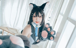 [COS Bienestar] Weibo linda chica Lan Xiaoyi KiKi - chica gato