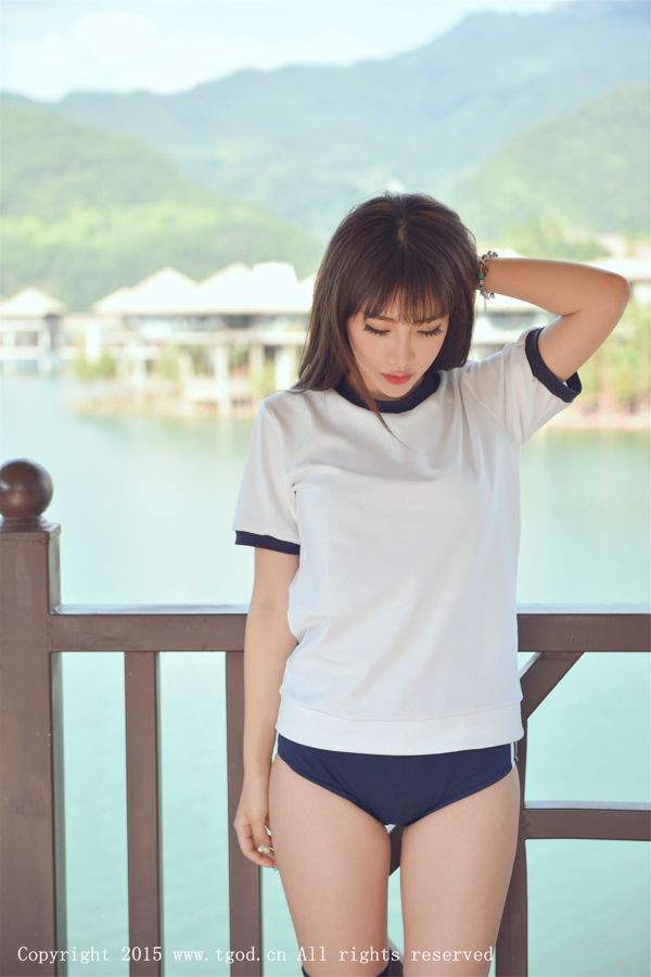 Akiki Zhu Ruomoの「YunmanTravelShooting」ジムスーツ、デッドリザーバーウォーターシリーズ[TGOD Push Goddess]