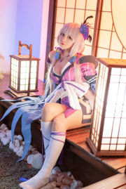 [Ảnh Cosplay] Cô gái xinh xắn mắt to mèo đen OvO - Izu Maten