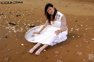 【丽柜LiGui】モデルメイフェア「ストッキングの白雪姫」シルクフット写真写真