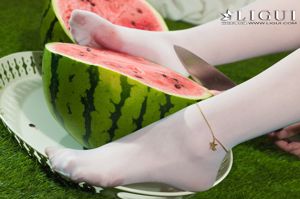 Beinmodell Xiao Ge "White Silk Watermelon Girl" [Ligui Ligui] Online-Schönheit