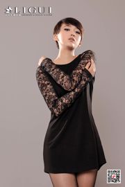 Modelo Xiaoqi "Black Lace" [Ligui Ligui] Belleza de Internet