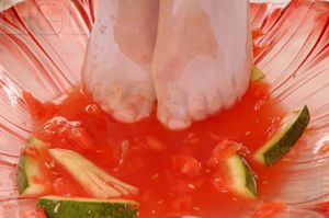 [丽 柜 LiGui] Model Helen "Jade Foot Juicer" Silk Foot Afbeelding