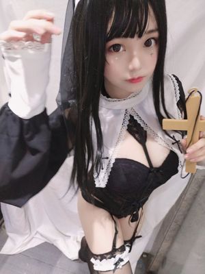 [Foto Cosplay] Linda Miss Sister Honey Cat Qiu - Nun