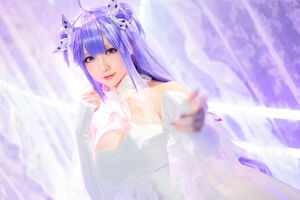 [Foto COSER selebriti internet] Miss Coser Xing Zhichi - "Unicorn" putih bersih dan hitam pekat