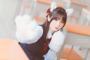 [Foto de celebridade da Internet COSER] Weibo girl Zhishuangyue shimo - a tentação do uniforme escolar JK