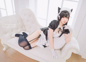 [COS Bienestar] Weibo Girl Paper Cream Moon Shimo - Atago Maid