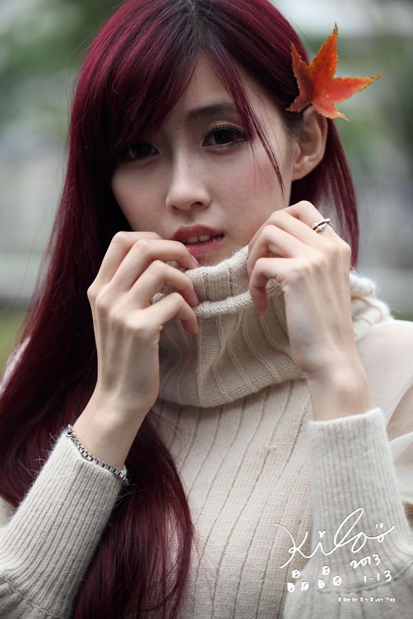Kila Jingjing / Liao Tingling "Chụp ảnh đường phố dệt kim và váy"