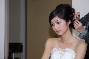 Taiwanese temperament beauty Emily "Beautiful White Wedding Dress"