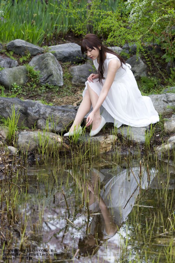 Tournage extérieur "Beautiful White Dress" de Li Enhui